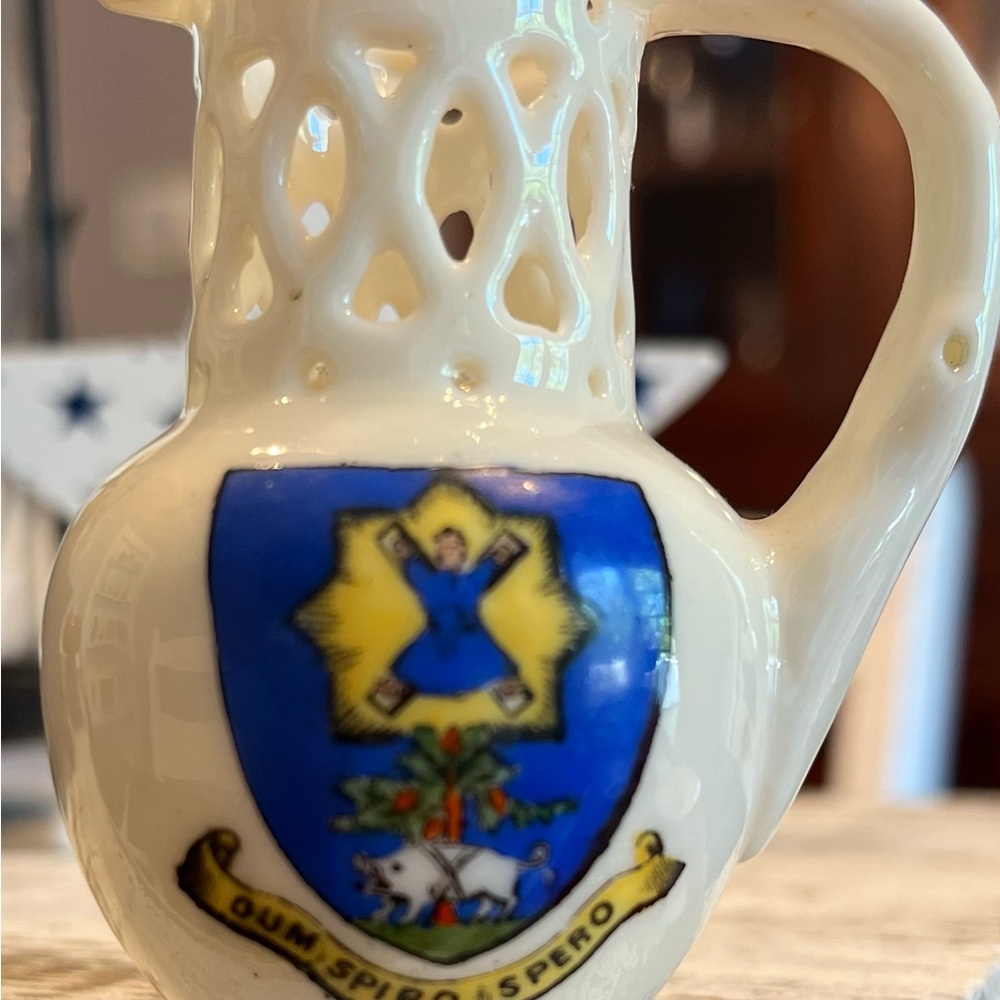 St. Andrews crested ware jug Porcelain